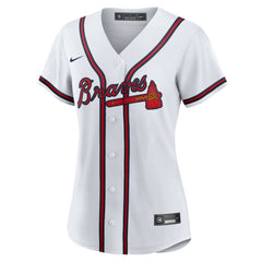 Spencer Schwellenbach Atlanta Braves Women's Home Replica Jersey White