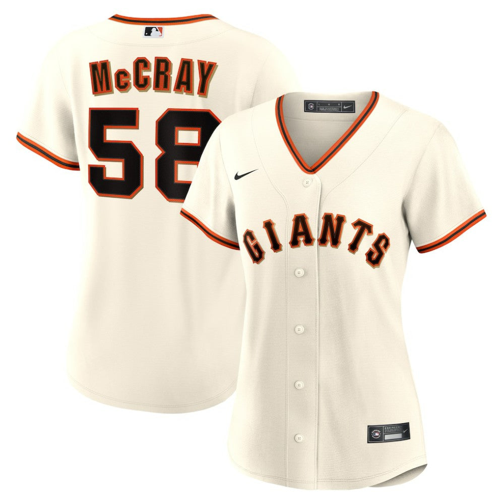Grant McCray San Francisco Giants Women's Home Replica Jersey Cream