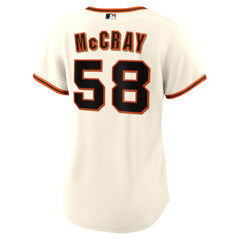 Grant McCray San Francisco Giants Women's Home Replica Jersey Cream