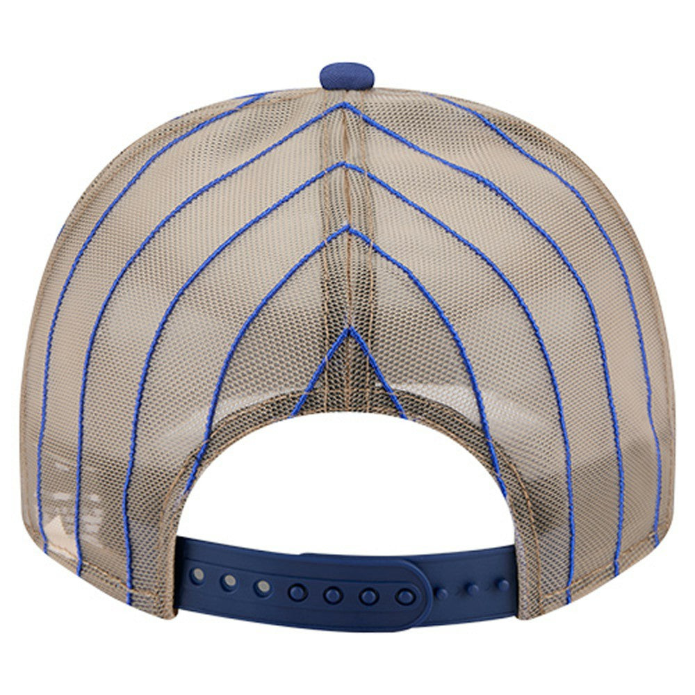 Los Angeles Dodgers Vintage Arched Foam Front 9FIFTY A-Frame Adjustable Trucker Hat Royal