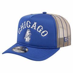 Chicago Cubs Vintage Arched Foam Front 9FIFTY A-Frame Adjustable Trucker Hat Royal