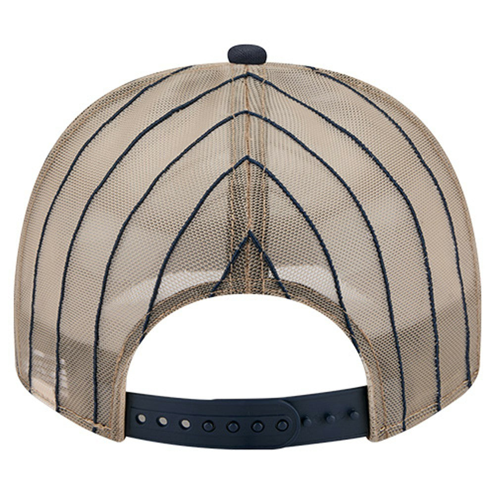 New York Yankees Vintage Arched Foam Front 9FIFTY A-Frame Adjustable Trucker Hat Navy