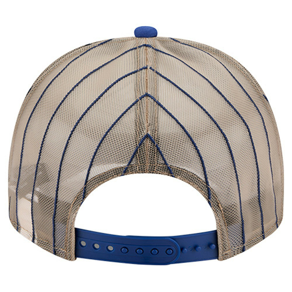 Milwaukee Brewers Vintage Arched Foam Front 9FIFTY A-Frame Adjustable Trucker Hat Royal