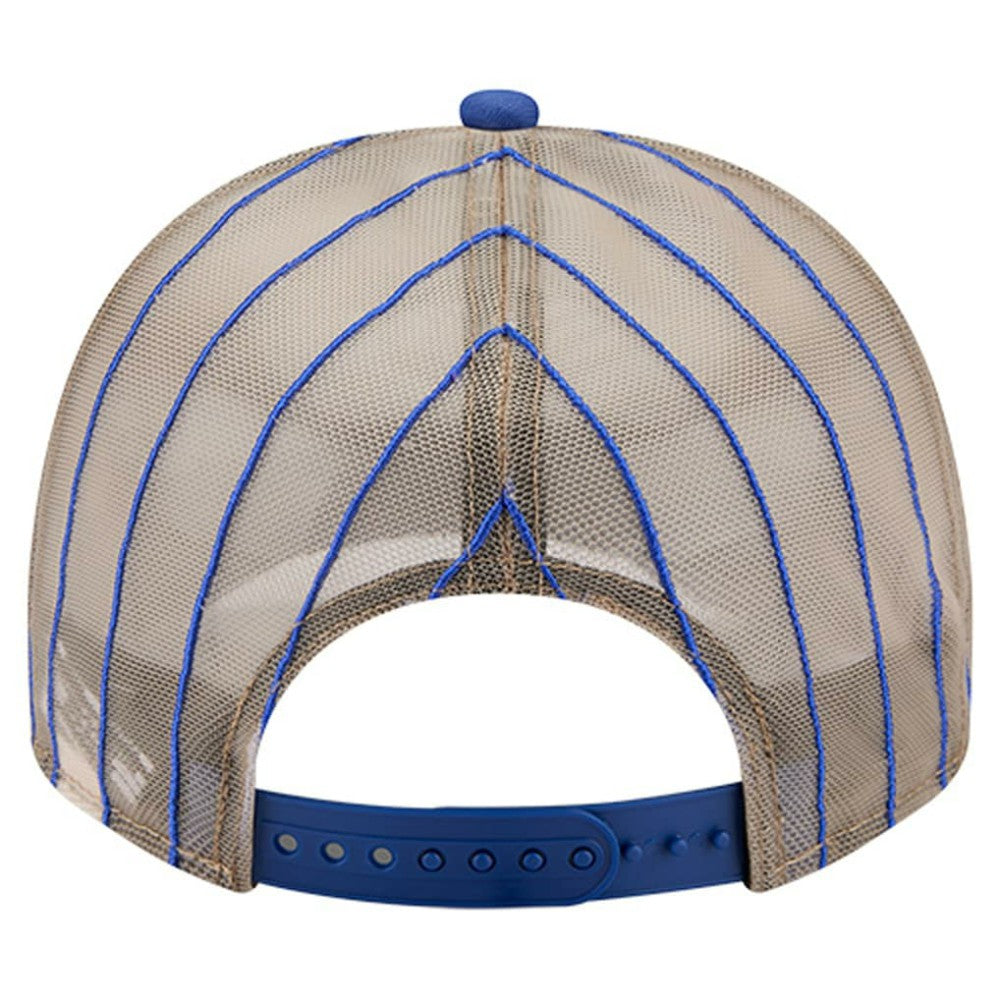 New York Mets Vintage Arched Foam Front 9FIFTY A-Frame Adjustable Trucker Hat Royal