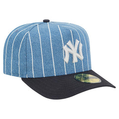 New York Yankees Parallel A-Frame 59FIFTY Fitted Hat Blue/Navy