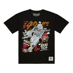 Jerry Rice San Francisco 49ers Chalked Up Player Graphic T-Shirt - Black sale