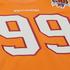Warren Sapp Tampa Bay Buccaneers Retired Player Name & Number Mesh Top - Orange cheap