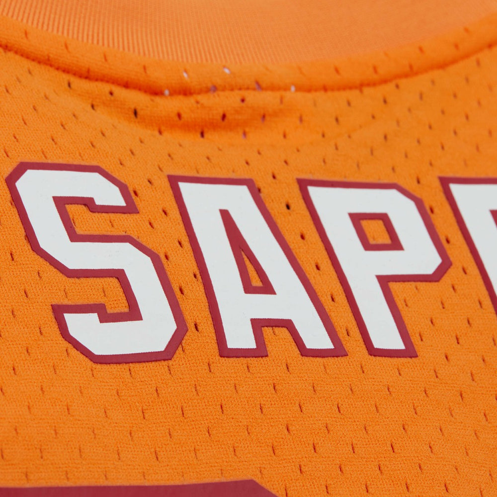 Warren Sapp Tampa Bay Buccaneers Retired Player Name & Number Mesh Top - Orange cheap