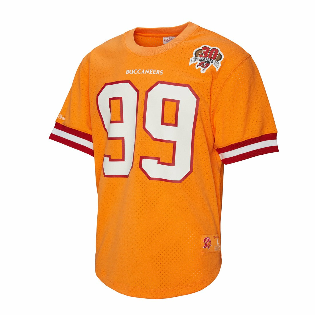 Warren Sapp Tampa Bay Buccaneers Retired Player Name & Number Mesh Top - Orange cheap