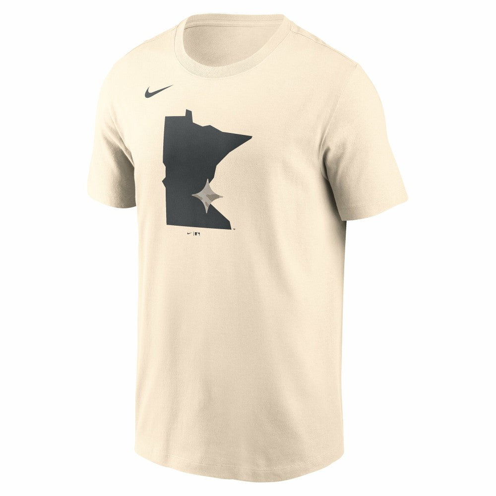 Minnesota Twins Camo Logo T-Shirt Cream