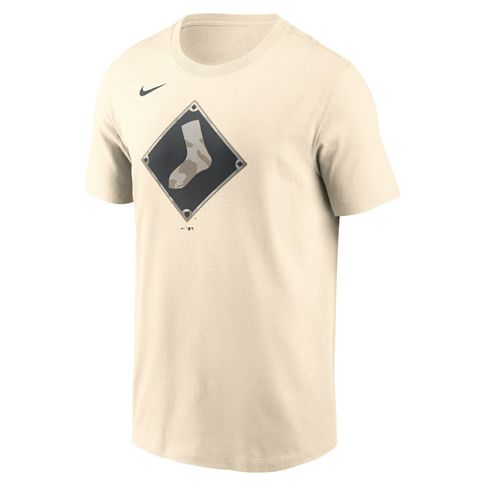 Chicago White Sox Camo Logo T-Shirt Cream