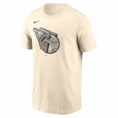 Cleveland Guardians Camo Logo T-Shirt Cream
