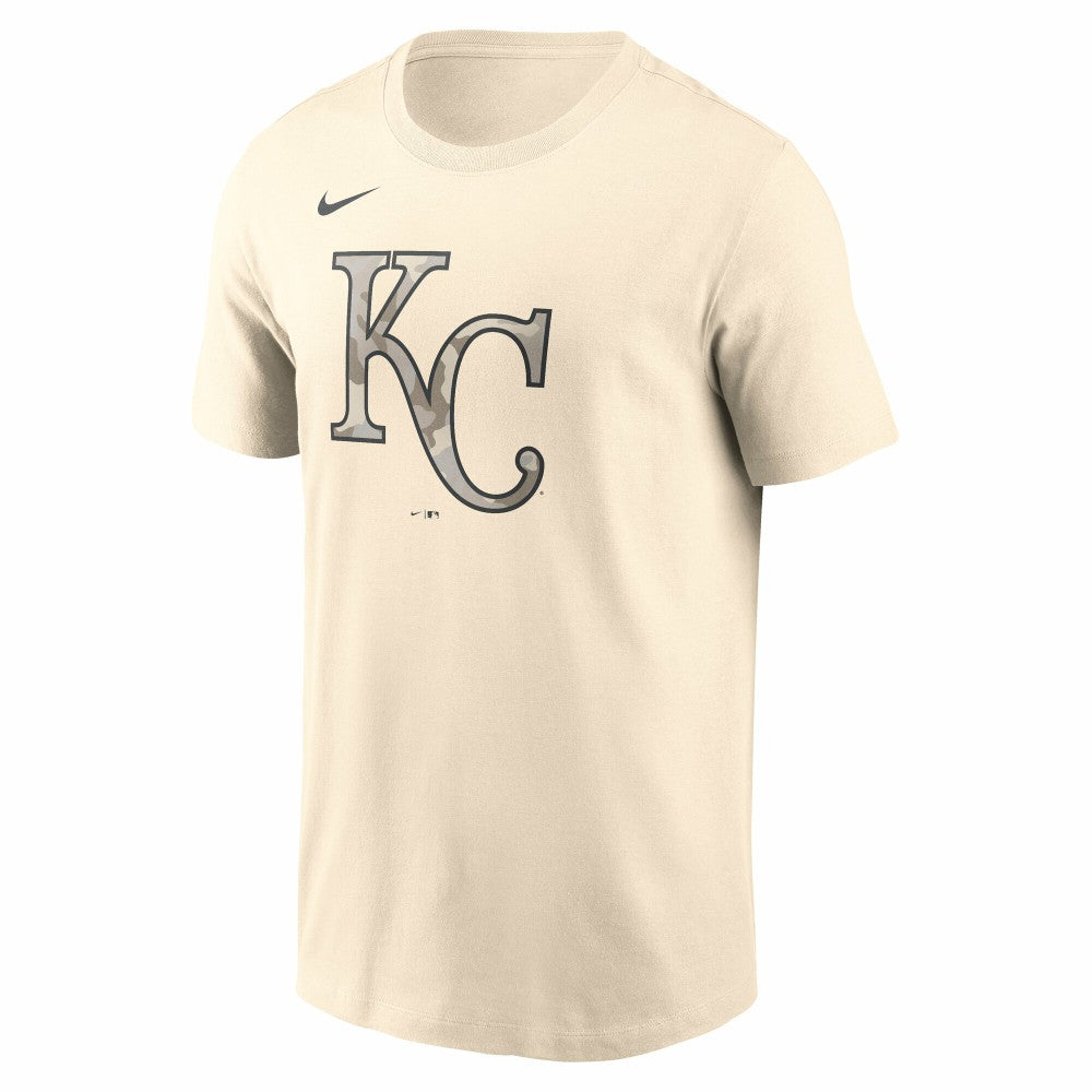 Kansas City Royals Camo Logo T-Shirt Cream