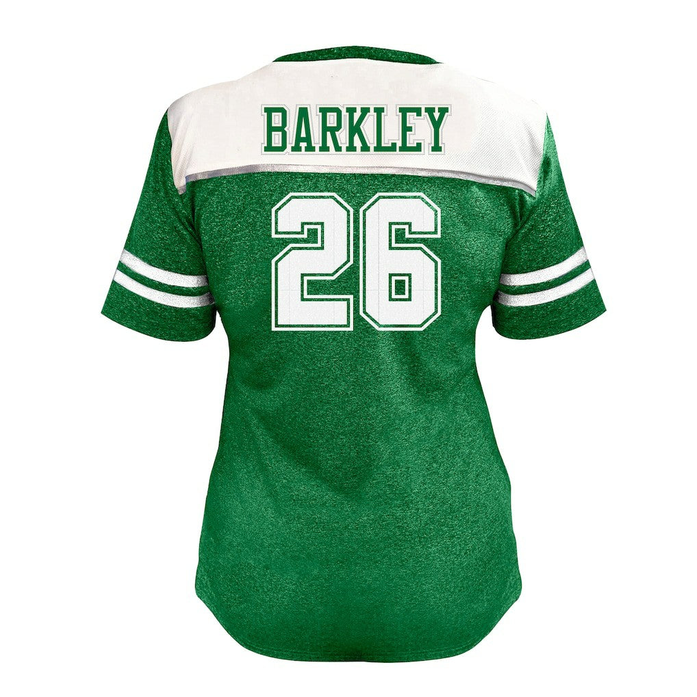 Saquon Barkley Philadelphia Eagles Women's Plus Size Bling V-Neck T-Shirt - White online