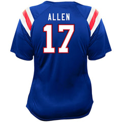 Josh Allen Buffalo Bills Women's Plus Size Name & Number Raglan Lace V-Neck T-Shirt - Royal for sale