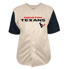 C.J. Stroud Houston Texans Big & Tall Baseball Button-Up Shirt - Cream sale
