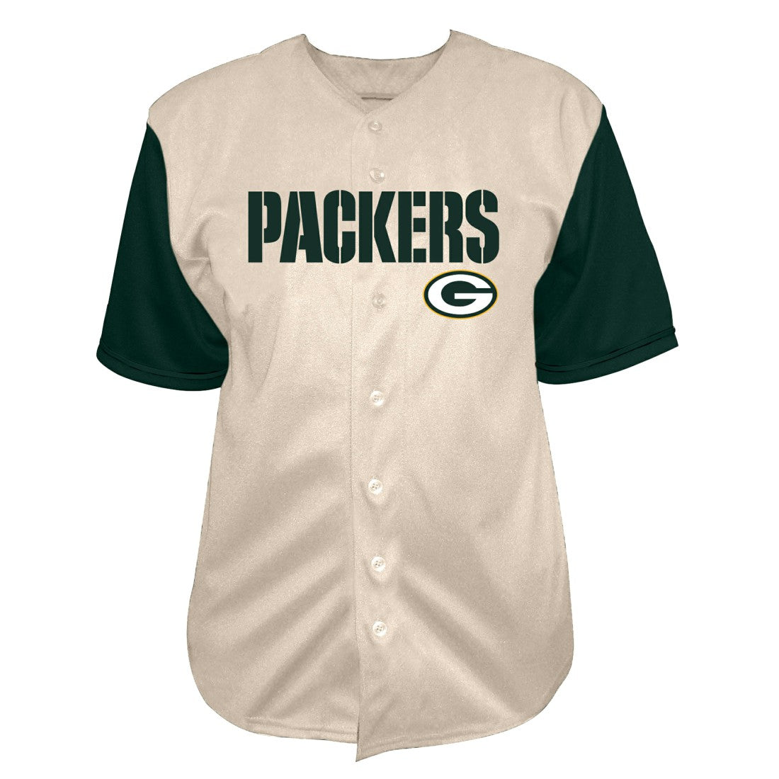 Jordan Love Green Bay Packers Big & Tall Baseball Button-Up Shirt - Cream discount