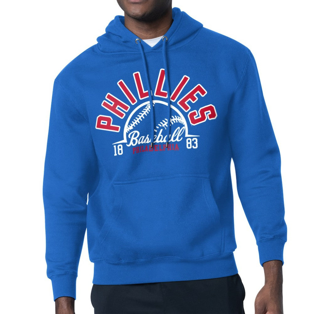 Philadelphia Phillies Starter Half Ball Team Graphic Pullover Hoodie Royal