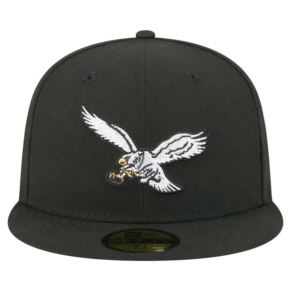 Philadelphia Eagles New Era Super Bowl LIX Champions Historic Side Patch 59FIFTY Fitted Hat - Black sale