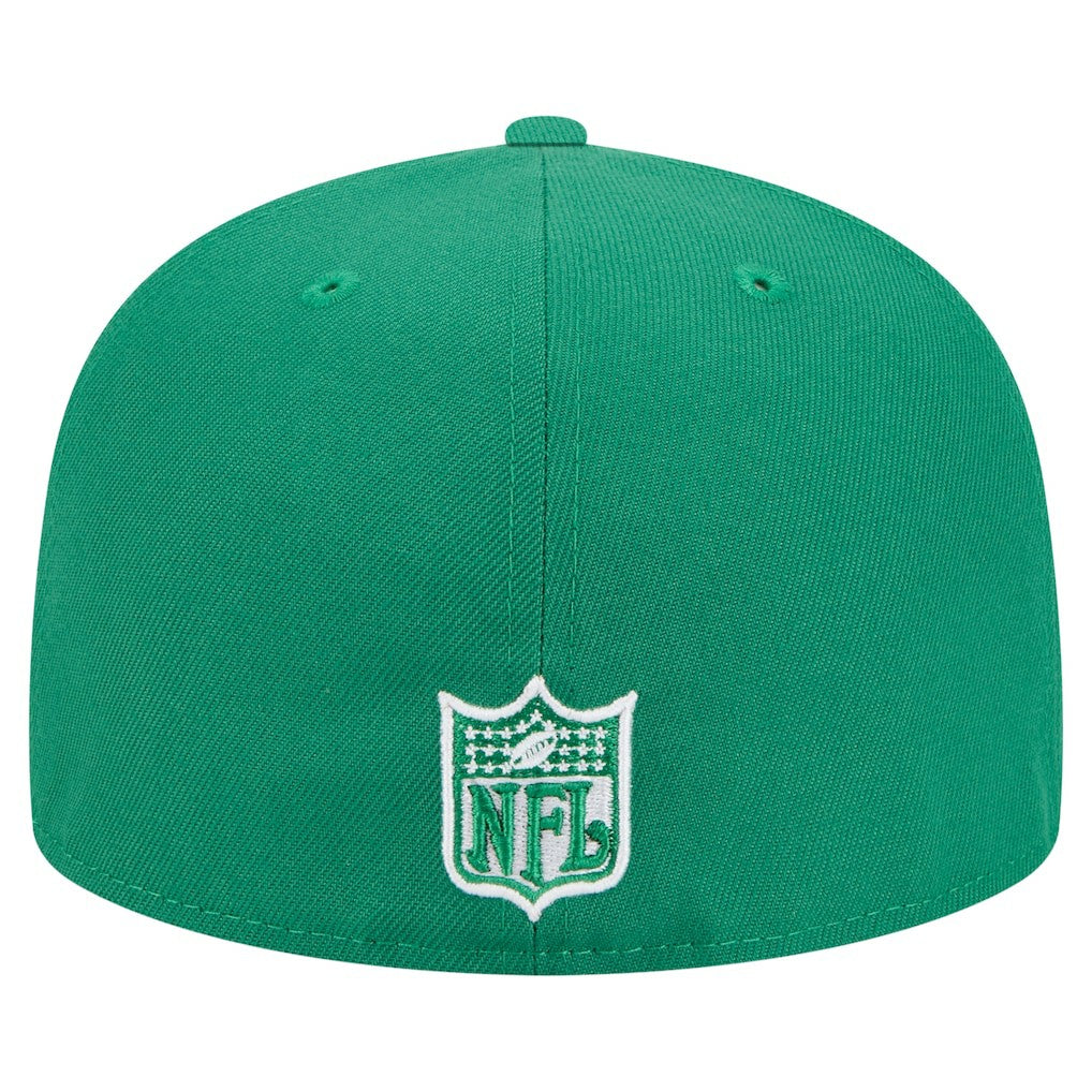 Philadelphia Eagles New Era Super Bowl LIX Champions Historic Side Patch 59FIFTY Fitted Hat - Kelly Green discount