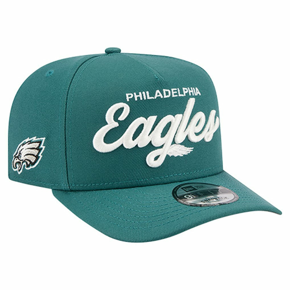 Philadelphia Eagles New Era Local Play A-Frame 9FIFTY Snapback Hat - Midnight Green outlet