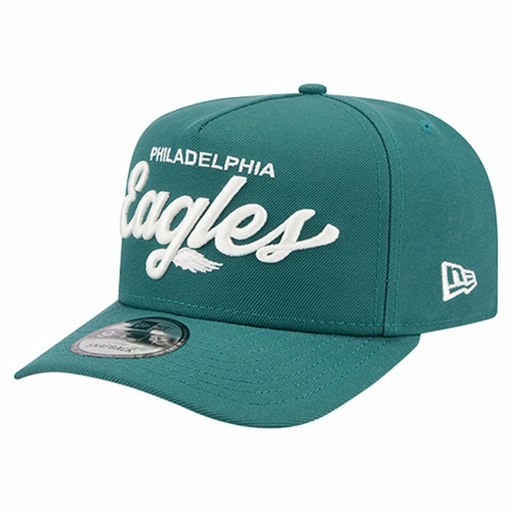 Philadelphia Eagles New Era Local Play A-Frame 9FIFTY Snapback Hat - Midnight Green outlet