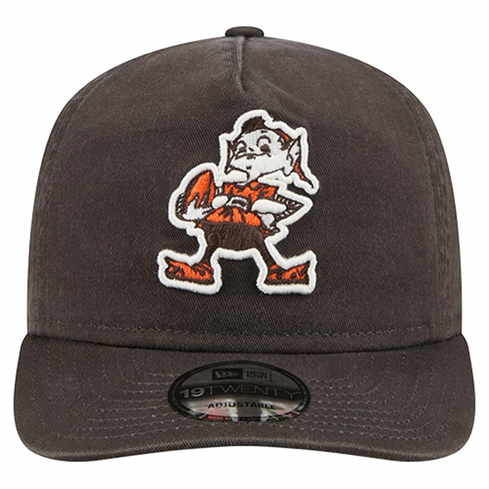 Cleveland Browns New Era Championship 19TWENTY Adjustable Hat - Brown for sale