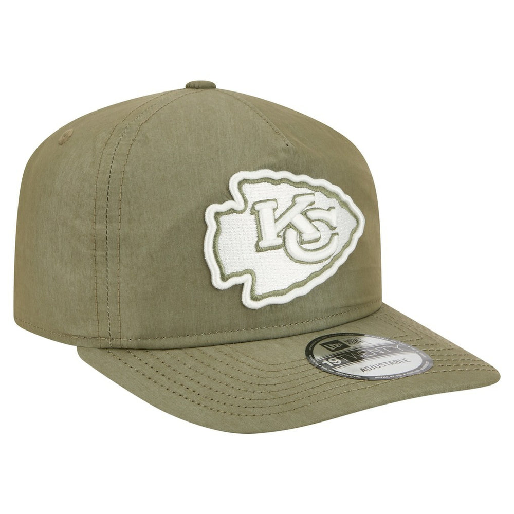 Kansas City Chiefs New Era Nylon 19TWENTY Adjustable Hat - Olive for sale