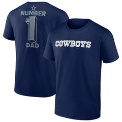 Dallas Cowboys Big & Tall Number One Dad T-Shirt - Navy sale