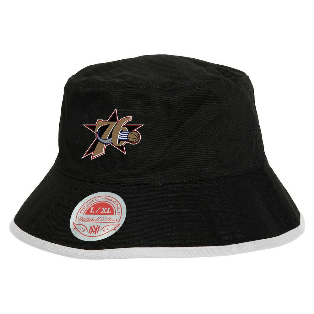 Philadelphia 76ers Flip It Reversible Bucket Hat - Black outlet