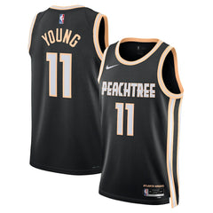 Trae Young Atlanta Hawks Unisex 2025/26 Swingman Jersey - Black - City Edition shop
