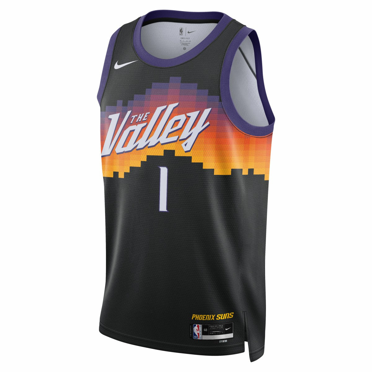 Devin Booker Phoenix Suns Unisex 2025/26 Swingman Jersey - Black - City Edition for sale