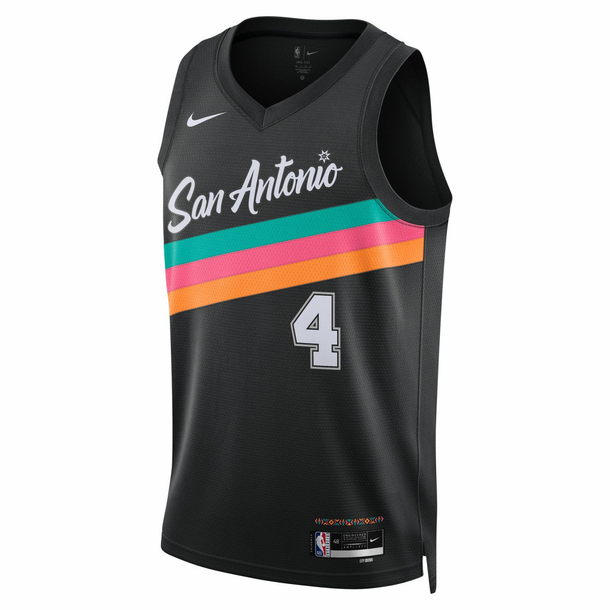 De'Aaron Fox San Antonio Spurs Unisex 2025/26 Swingman Jersey - Black - City Edition cheap