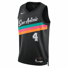 De'Aaron Fox San Antonio Spurs Unisex 2025/26 Swingman Jersey - Black - City Edition cheap