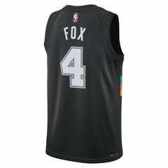 De'Aaron Fox San Antonio Spurs Unisex 2025/26 Swingman Jersey - Black - City Edition cheap