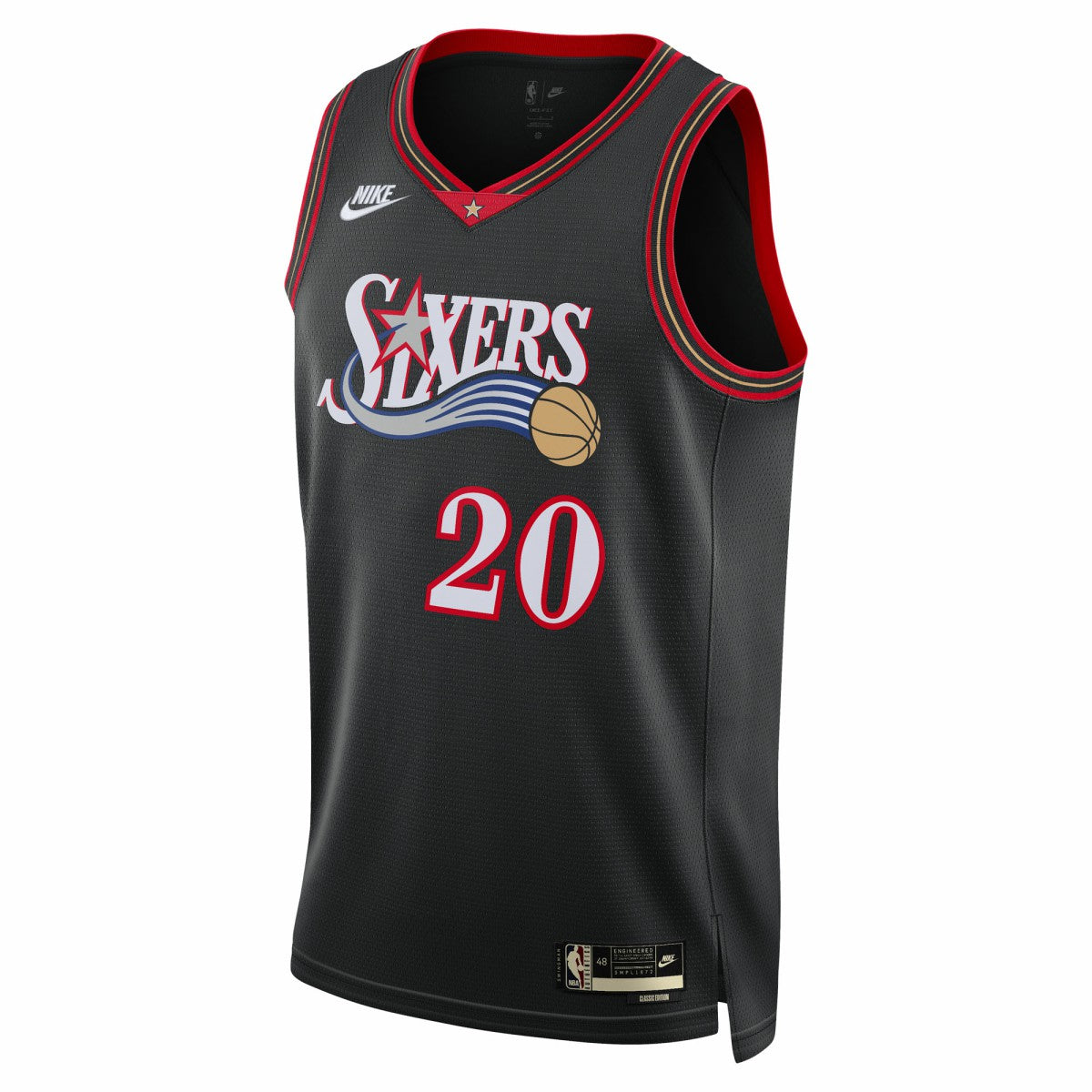 Jared McCain Philadelphia 76ers Unisex Swingman Jersey - Classic Edition - Black cheap