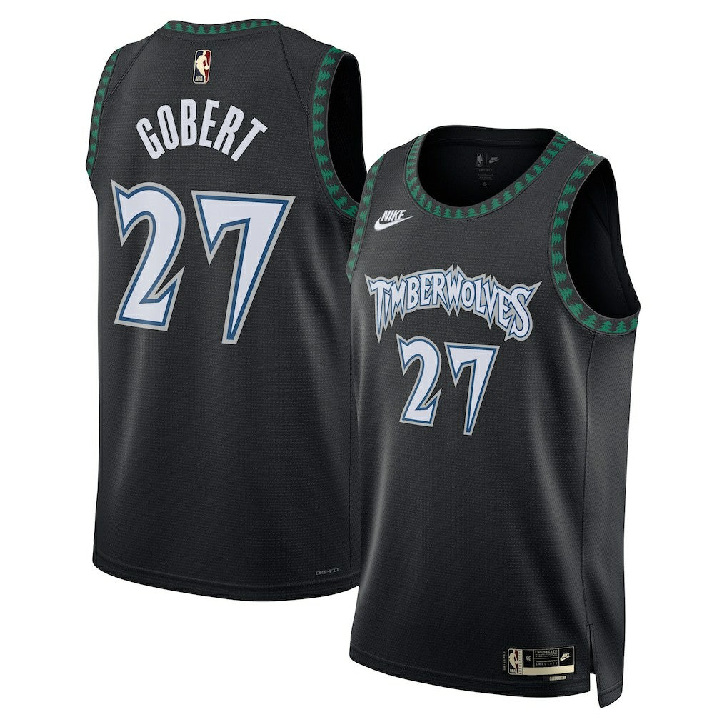 Rudy Gobert Minnesota Timberwolves Unisex Swingman Jersey - Classic Edition - Black on sale