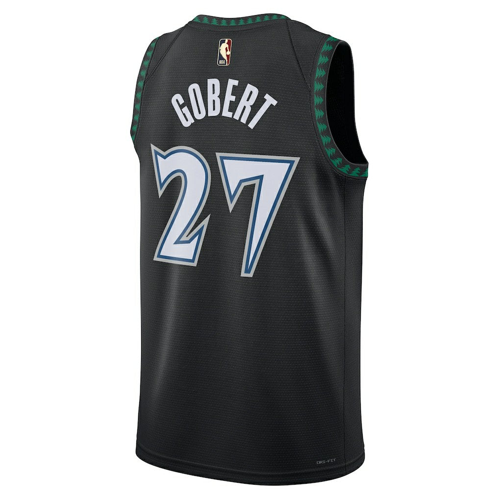 Rudy Gobert Minnesota Timberwolves Unisex Swingman Jersey - Classic Edition - Black on sale