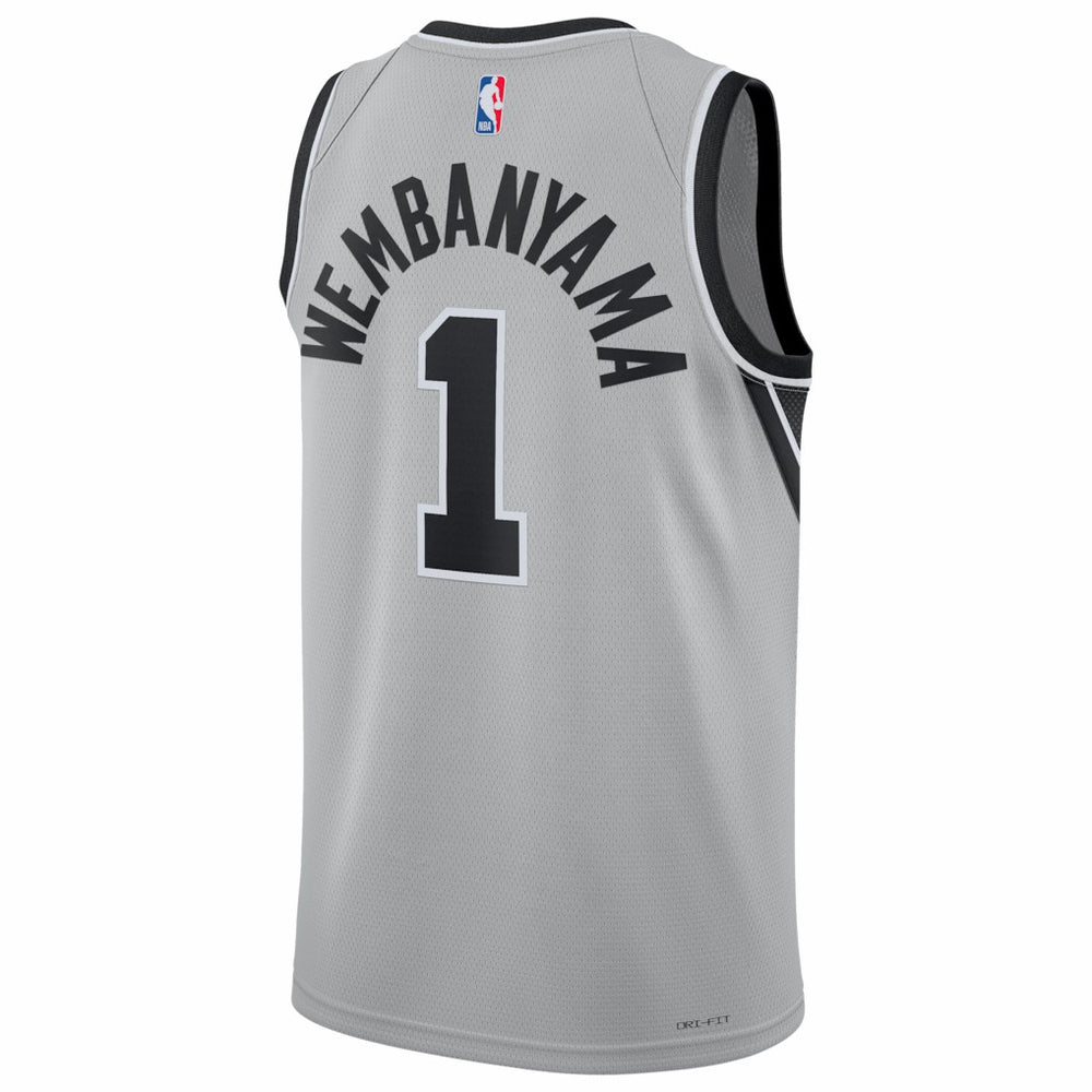Victor Wembanyama San Antonio Spurs Jordan Brand Unisex Swingman Jersey - Statement Edition - Silver discount