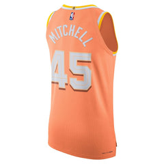 Donovan Mitchell Cleveland Cavaliers Unisex 2025/26 Authentic Jersey sale - City Editi- Orange cheap