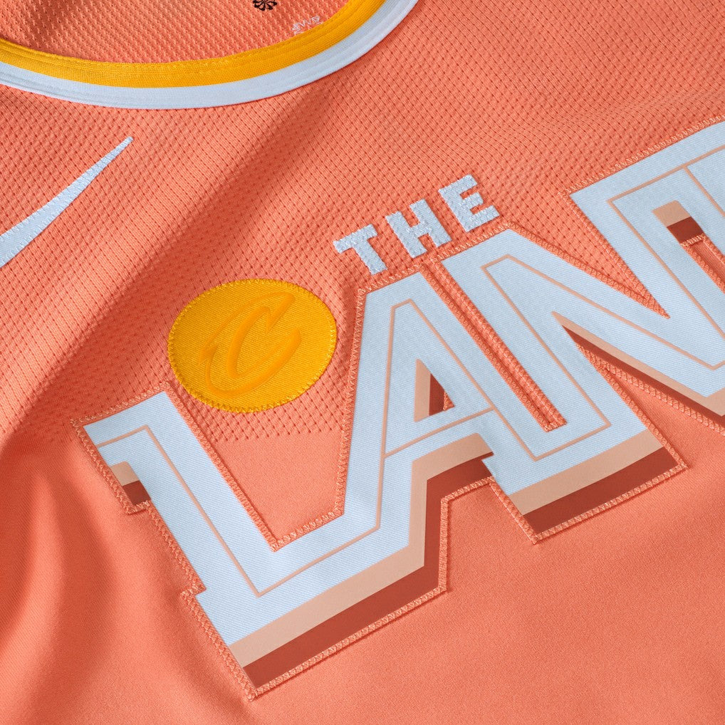 Donovan Mitchell Cleveland Cavaliers Unisex 2025/26 Authentic Jersey sale - City Editi- Orange cheap
