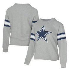 Dallas Cowboys Lauren James Women's Raglan Terry Sweatshirt - Gray online