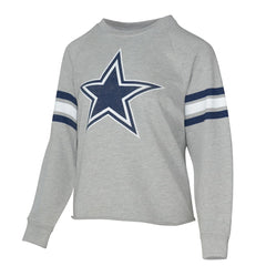 Dallas Cowboys Lauren James Women's Raglan Terry Sweatshirt - Gray online
