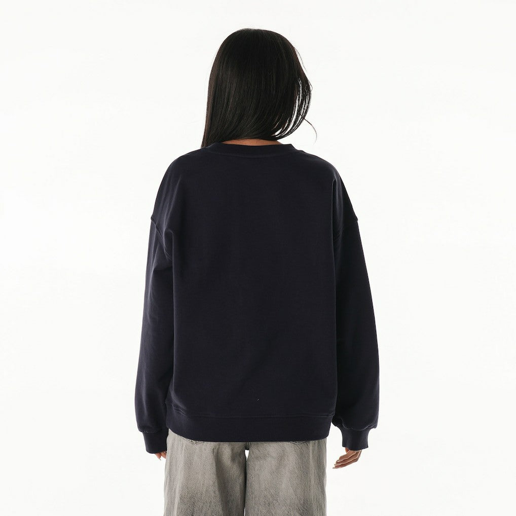 Dallas Cowboys The Wild Collective Women's Rock Crystal Oversized Crewneck Sweatshirt - Navy sale