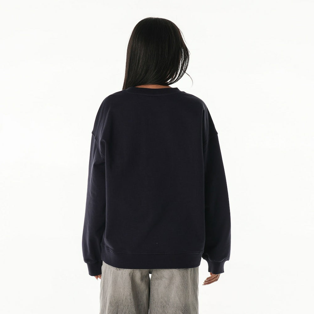 Dallas Cowboys The Wild Collective Women's Rock Crystal Oversized Crewneck Sweatshirt - Navy sale