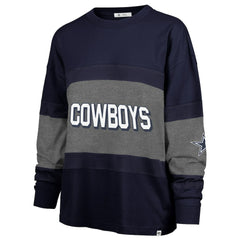 Dallas Cowboys '47 Women's Breezyway Archive Long Sleeve T-Shirt - Navy online
