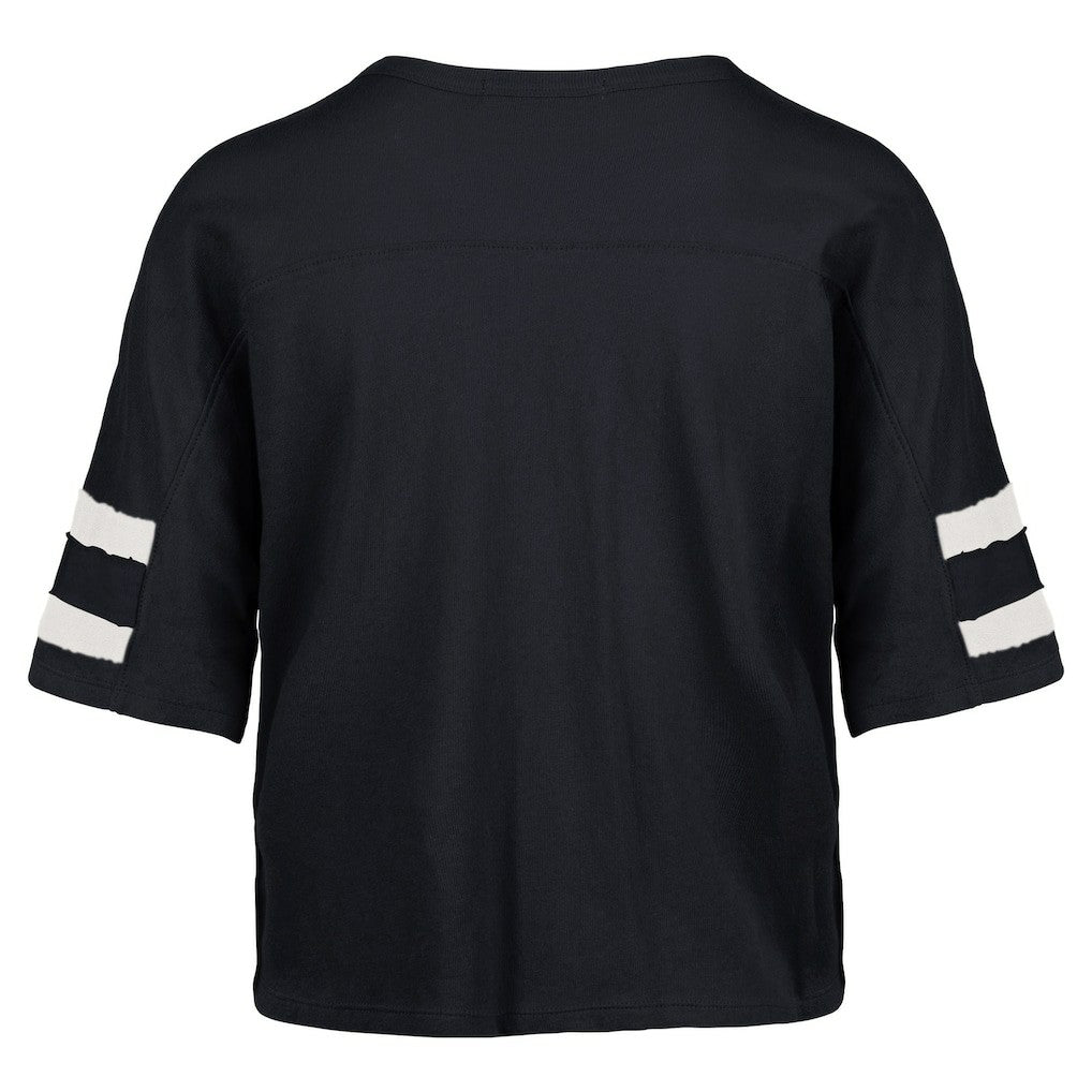 Dallas Cowboys '47 Women's Premier Scout Cropped V-Neck T-Shirt - Navy on sale
