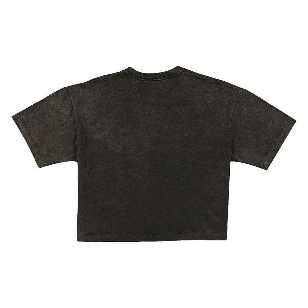Dallas Cowboys New Era Women's Boxy Cropped Sport Night Mineral Wash T-Shirt - Black online