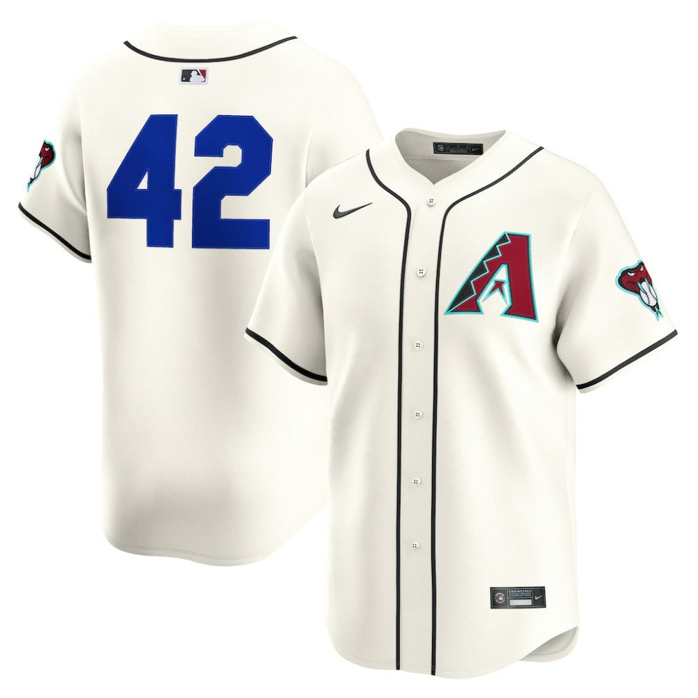 Arizona Diamondbacks Home 2025 Jackie Robinson Day Limited Jersey - Cream