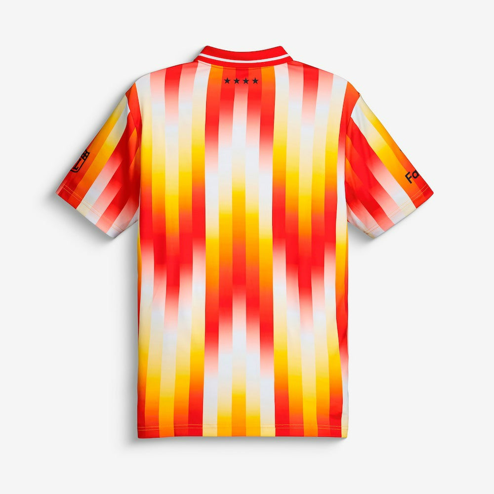 Kansas City Chiefs NFL Football x Football Collared Fan Top - Red outlet